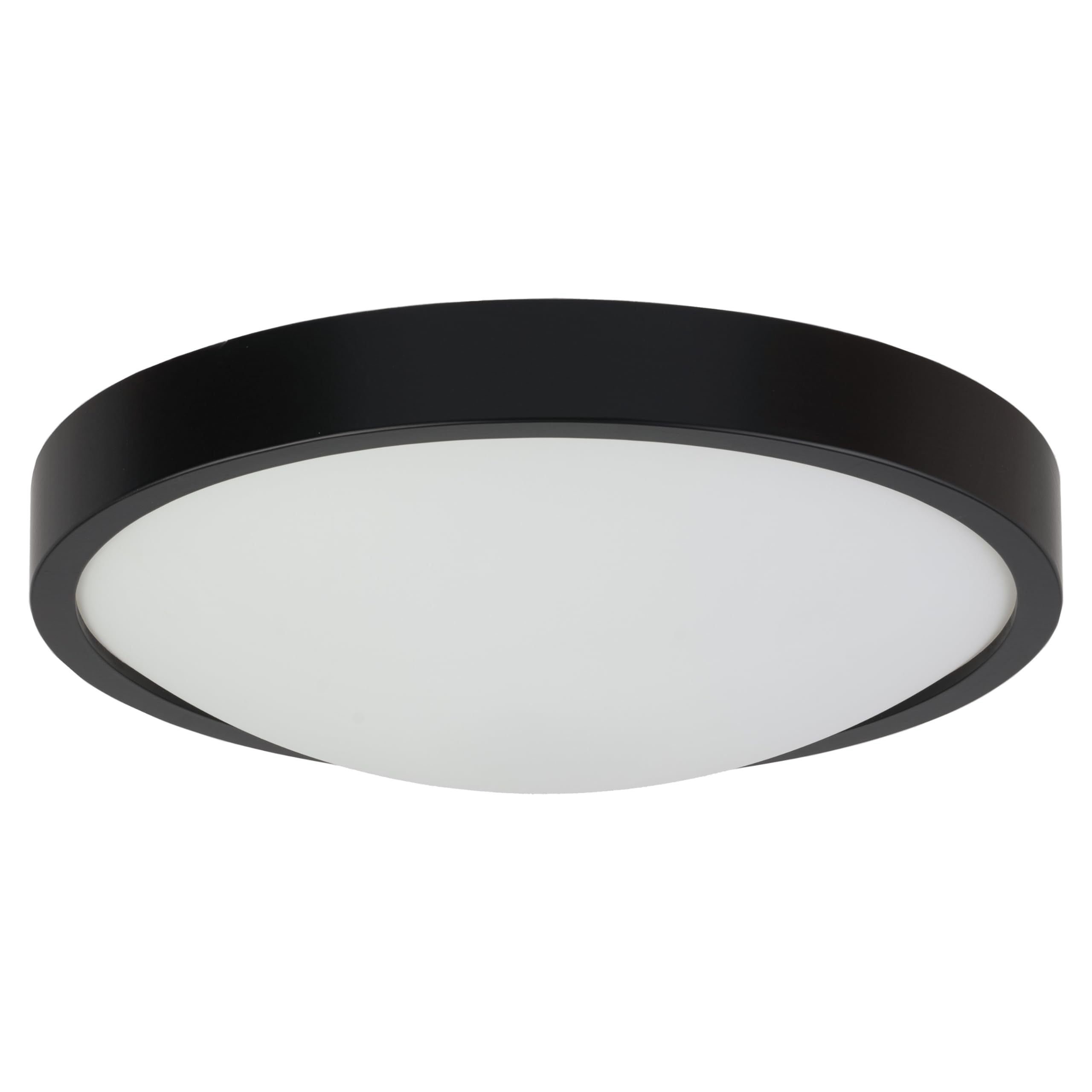 STOLARNIA PIKA Deckenlampe - Runde Holz Deckenleuchte Schwarz 2xE27 (∅37 cm) - Modern Lampe für Schlafzimmer, Wohnzimmer, Flur, Küche - Stilvolle Kiefernholz ORION