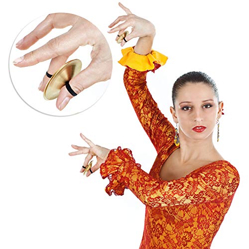 Boao BOAO-FINGER CYMBALS-01 6 Pieces Finger Cymbals Belly Dancing Finger Dance Finger Zills Dance Finger Musical Instrument thumb #4