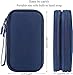 CAOODKDK Electronic Organizer Travel Cable Accessories Bag, Electronic Organizer Case, Electronic Accessories Organizer Bag for Power Bank, Charging Cords, USB Cable, Earphones (Navy Blue)