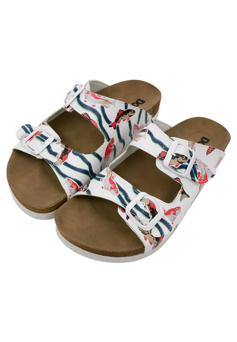 DOGO Women's Stella Sandal, White, 6.5 UK