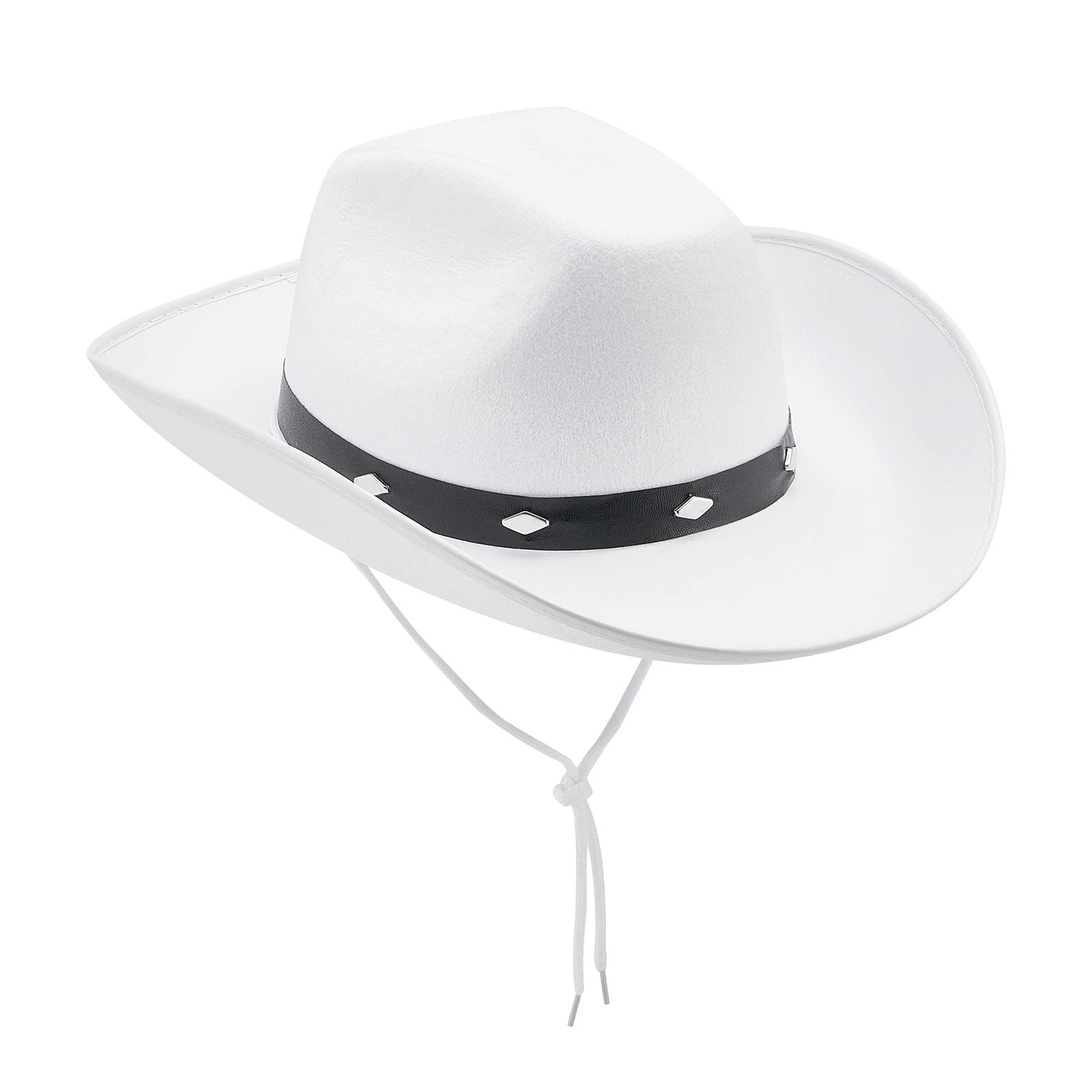 2023 Pescador Sombrero Mujer Senderismo Hombre Sombrero de Vaquero de Moda con Dobladillo sólido Occidental de de Cuero con Curvada Unisex Sombrero Cowboy Mujer Disfraz