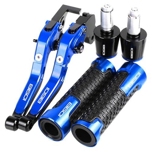 Leviers d'embrayage de frein moto extensibles pour Ducati 1098 2007-2008 finition Color 5 CNC