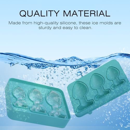 Molde de hielo divertido de silicona para cócteles miniatura 4