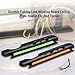 Dilwe Fishing Line Holder, 40 Pcs Portable Colorful Fishing Rod Bobbin Winder Fishing Line Keeper Clip on Rod Fishing Tackle