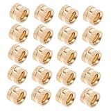 Baluue 20個入り 真鍮ねじ込みインサート 8x6mm 木材用めねじヒートセットインサート 多用途埋め込みナット