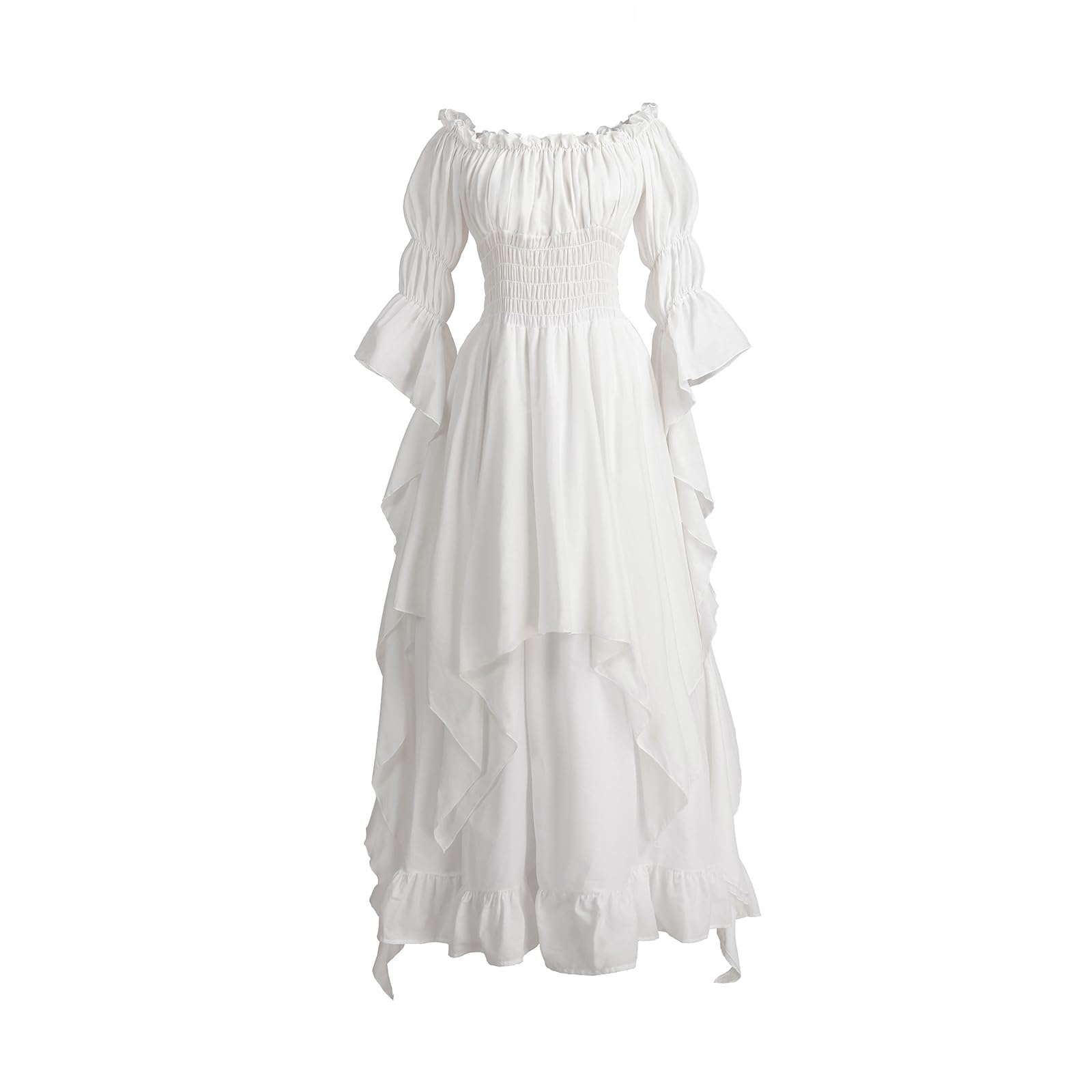 CR ROLECOS Abito vittoriano costume rinascimentale retrò spalle scoperte donne gotico abito da strega abiti medievali