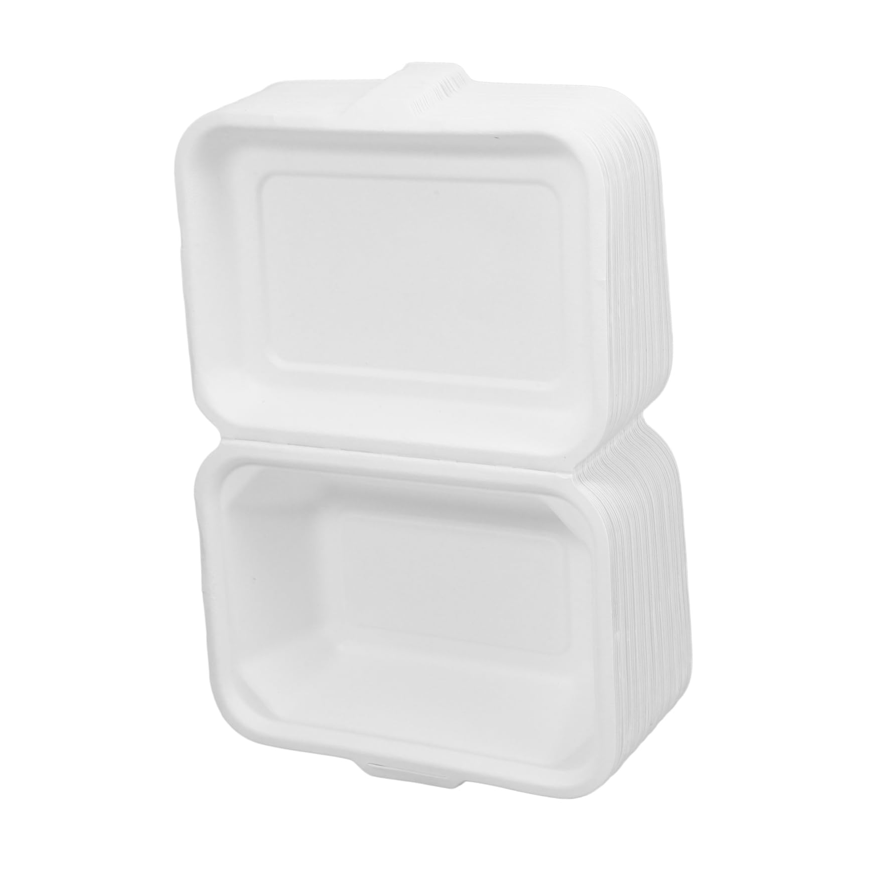 Garneck Contenitori Alimentari Usa e Getta Biodegradabili in Carta Bianca da 600ml, Scatole Take Away Multiuso per Dolci e Cibo, Confezione da 50 Pezzi