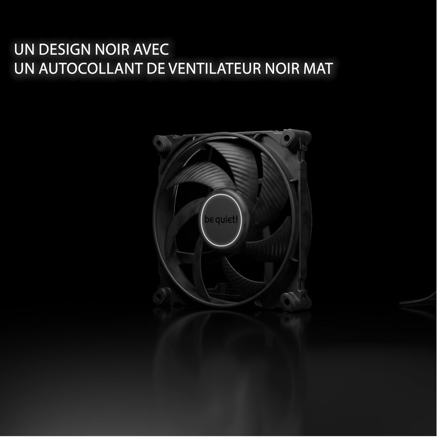 be quiet! Silent Wings 4 120mm PWM high-speed Black ventilateur, pales optimisées, une performance extraordinairement élevée, une pression d'air extrêmement élevée, fonctionnement très silencieux