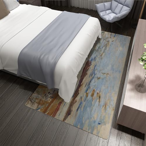 Tapis lavable en machine 120x180cm léger et antidérapant pour salon
