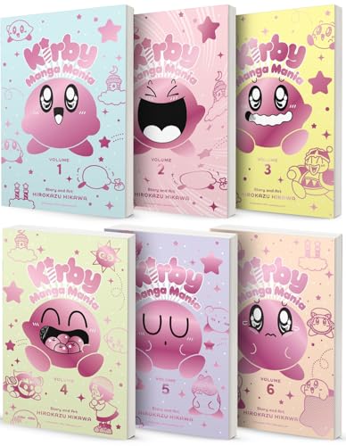 Kirby Manga Mania 6-Book Collection Set Vol 1-6 by Hirokazu Hikawa