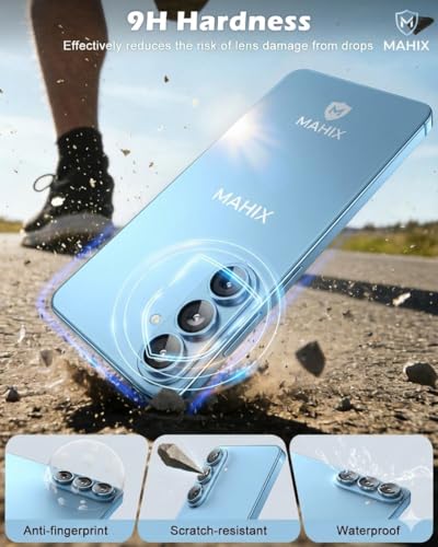 Image of Camera Lens Protector for Samsung Galaxy S26 / S26 Plus Sky Blue AR AF Coated 9H Tempered Glass Camera Guard, Anti Drop, Scratch Resistant Camera Lens, Case Friendly Waterproof Heavy Duty UHD Clear Camera Cover