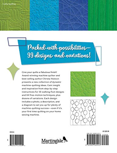 99 Machine-Quilting Designs: Ideas & Options for Walking-Foot & Free-Motion Quilting - Thumbnail 7