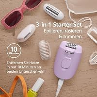 Philips Epilierer Series 4000, kabelgebundener Epilierer für Körper und Bikinizone, rasieren und trimmen, Haarentferner für Damen, Modell BRE257/00 – Ansicht 6