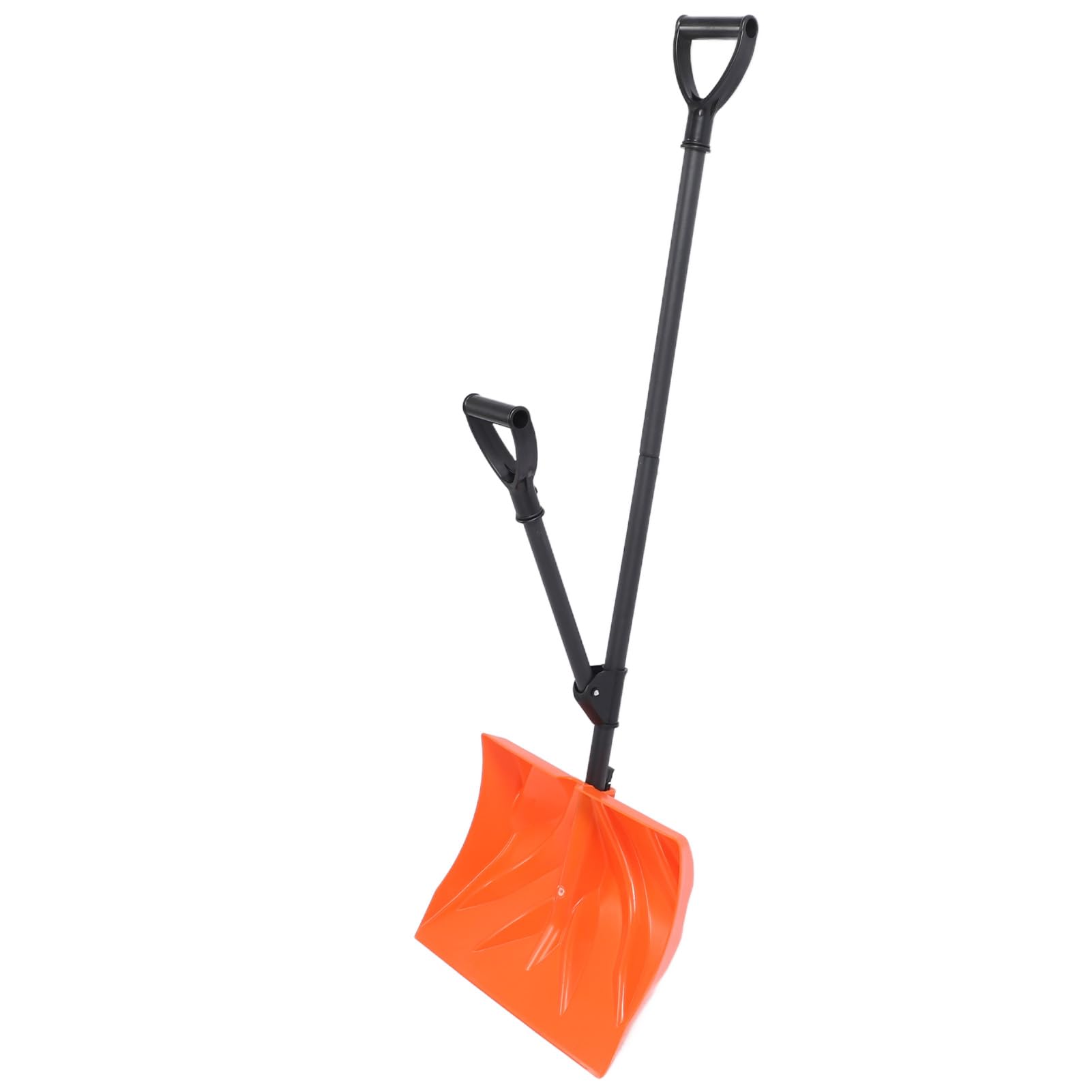 TOPINCN Pelle à Neige, PP et Fer Portable avec Manche Extensible Double,