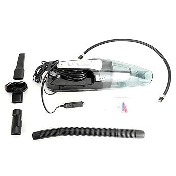 Car Vacuum Cleaner, Portable Vacuum Lightweight Wet Dry Dual-use 12V for Car for Pet Hair Cleaning for Home for Office