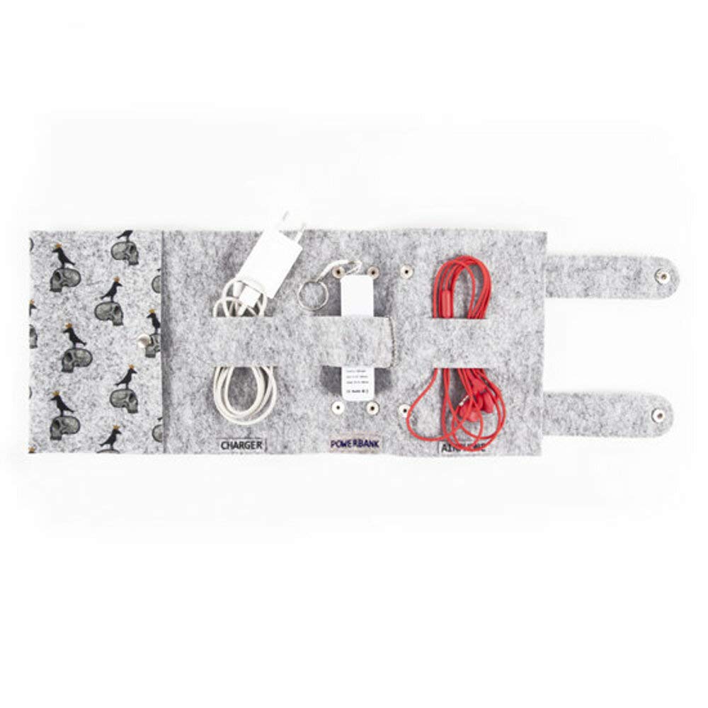 BiggDesign Cats In Istanbul Mobile Organizer, Tool Box felt Fabric, 40x18 cm, Custom Design