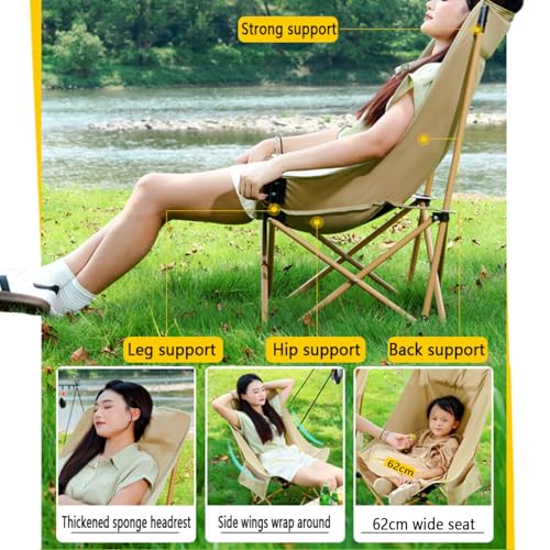 Chaise de pêche extérieur en Oxford 600D robuste avec structure en acier - 4