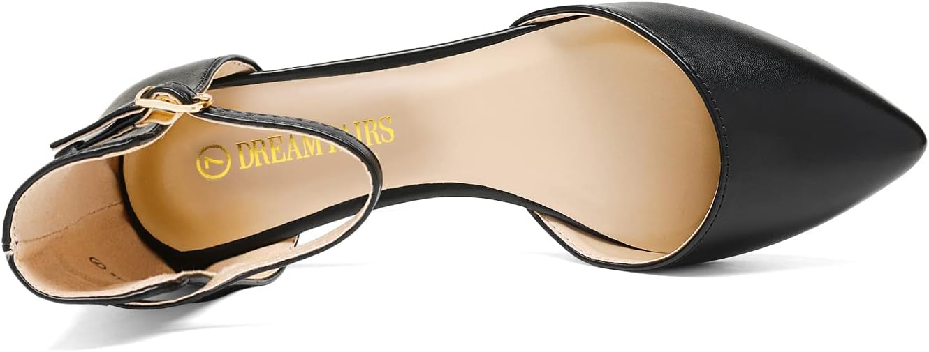 DREAM PAIRS Flapointed Women's Casual D'Orsay Pointed Plain Ballet Comfort Soft Slip On Flats Shoes - Image 4