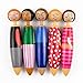 Aimeio 5 PCs Creative Cute Fat Girl Doll Ballpoint Pen Lovely Twig Ball Pen,0.5mm Blue Ink for Writing ,Student Gift School Office Supplies