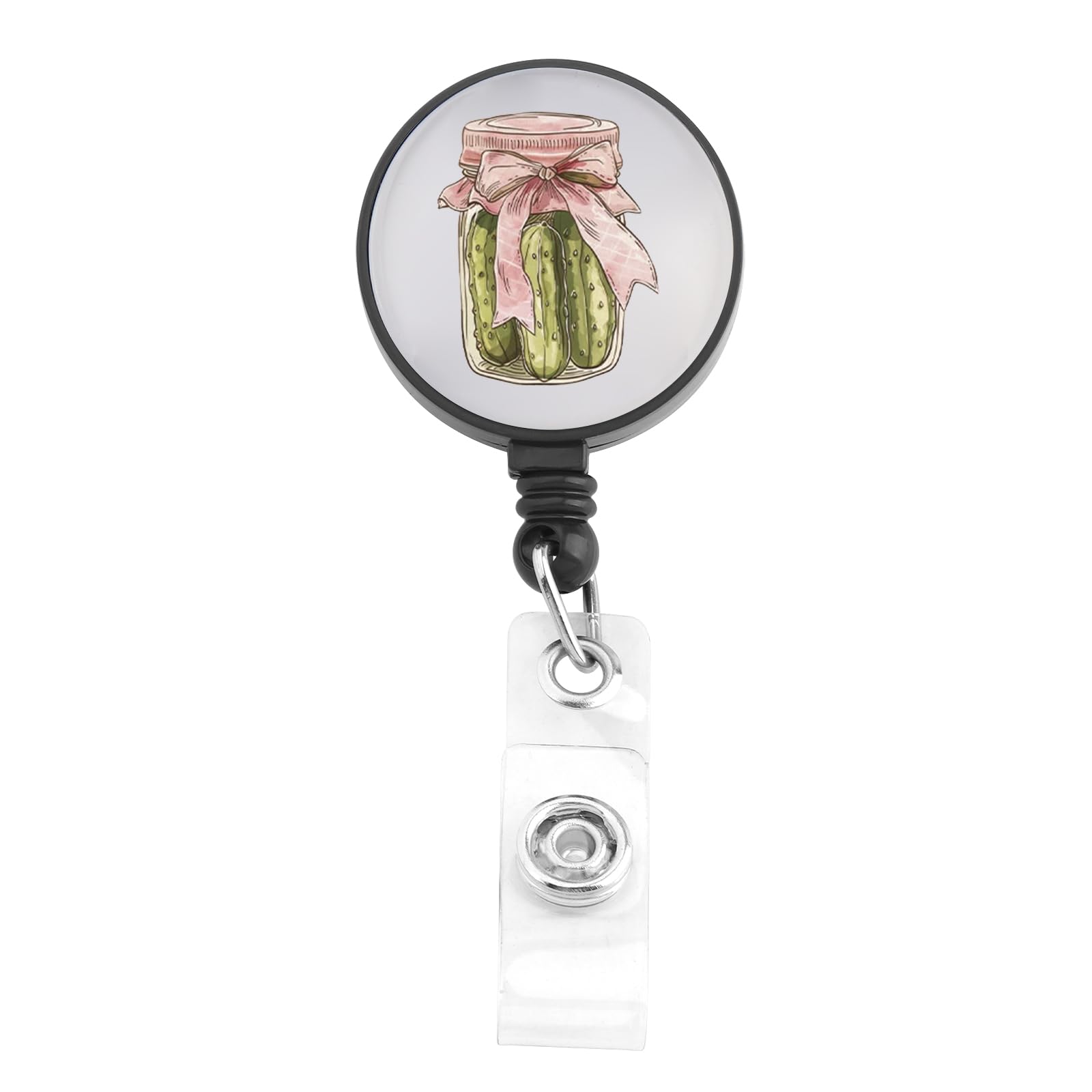 Bobine de badge rétractable clip d'identification infirmière hôpital - 8