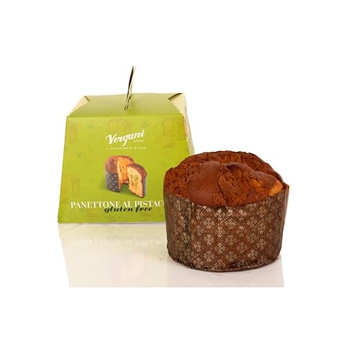 Immagine del prodotto Vergani Panettone Senza Glutine al Pistacchio Linea Benessere Astuccio 600g