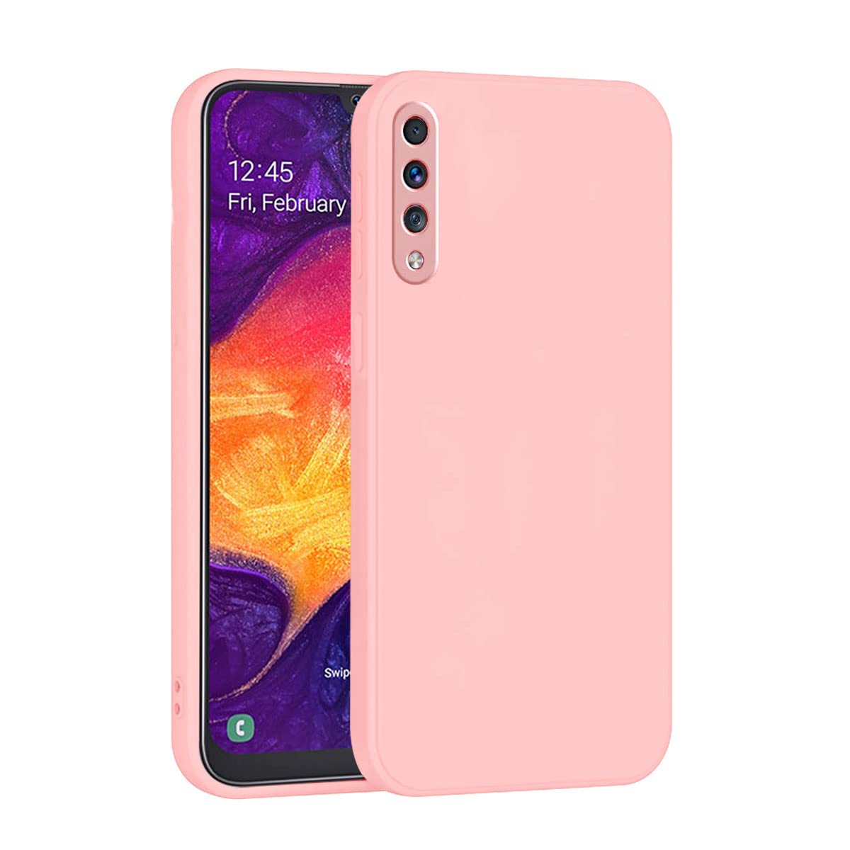 LIRAMARK Silicone Soft Back Cover Case for Samsung Galaxy A50 / A50s / A30s (Black) — Amazon image 7