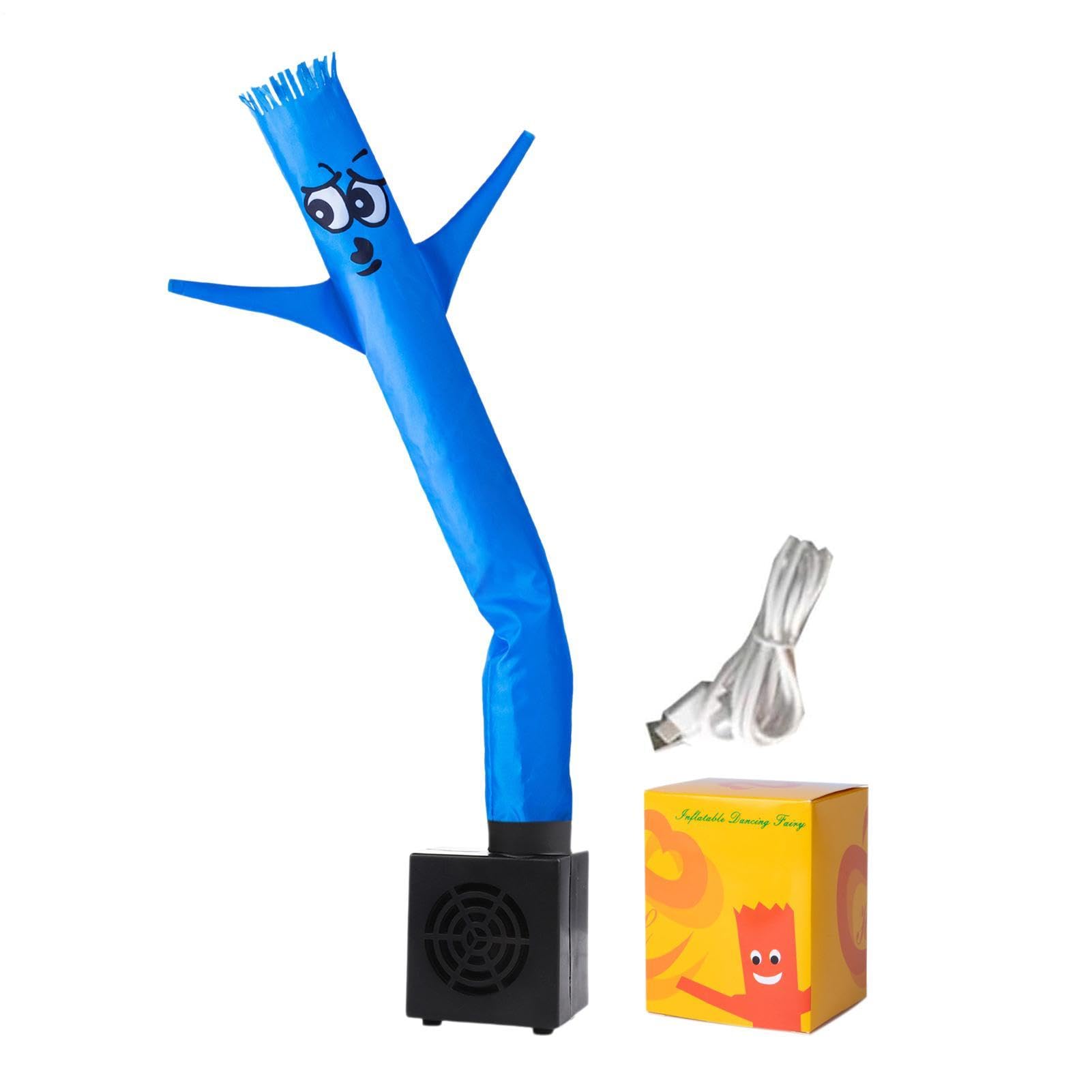 Inflatable Tube Man - Desktop Air Dancer Figure | Waving Inflatable Tube Guy Toy, Mini Blower Powered Dancing Puppet Decoration For Holiday Party Office Restaurant Birthday Display Event