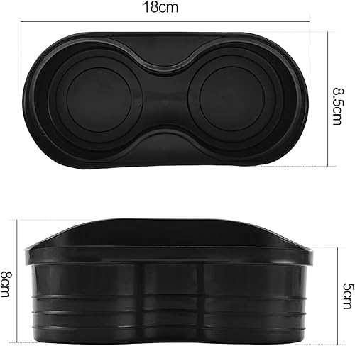 Miniatura 6 de Portavasos para Chevy Cobalt Pontiac G5 2005-2010, inserto de consola frontal de goma doble para portavasos para 2005 2006 2007 2008 2009 2010 Chevy