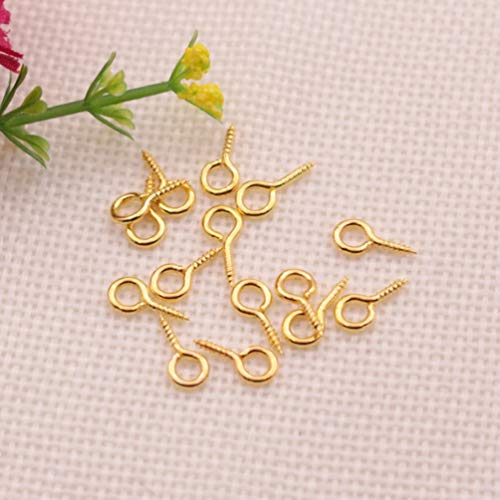 Healifty 300 Pcs Pequeno Parafuso Olho para Projetos de Artesanato Artes Garrafas Top de CortiÃ§a Fa