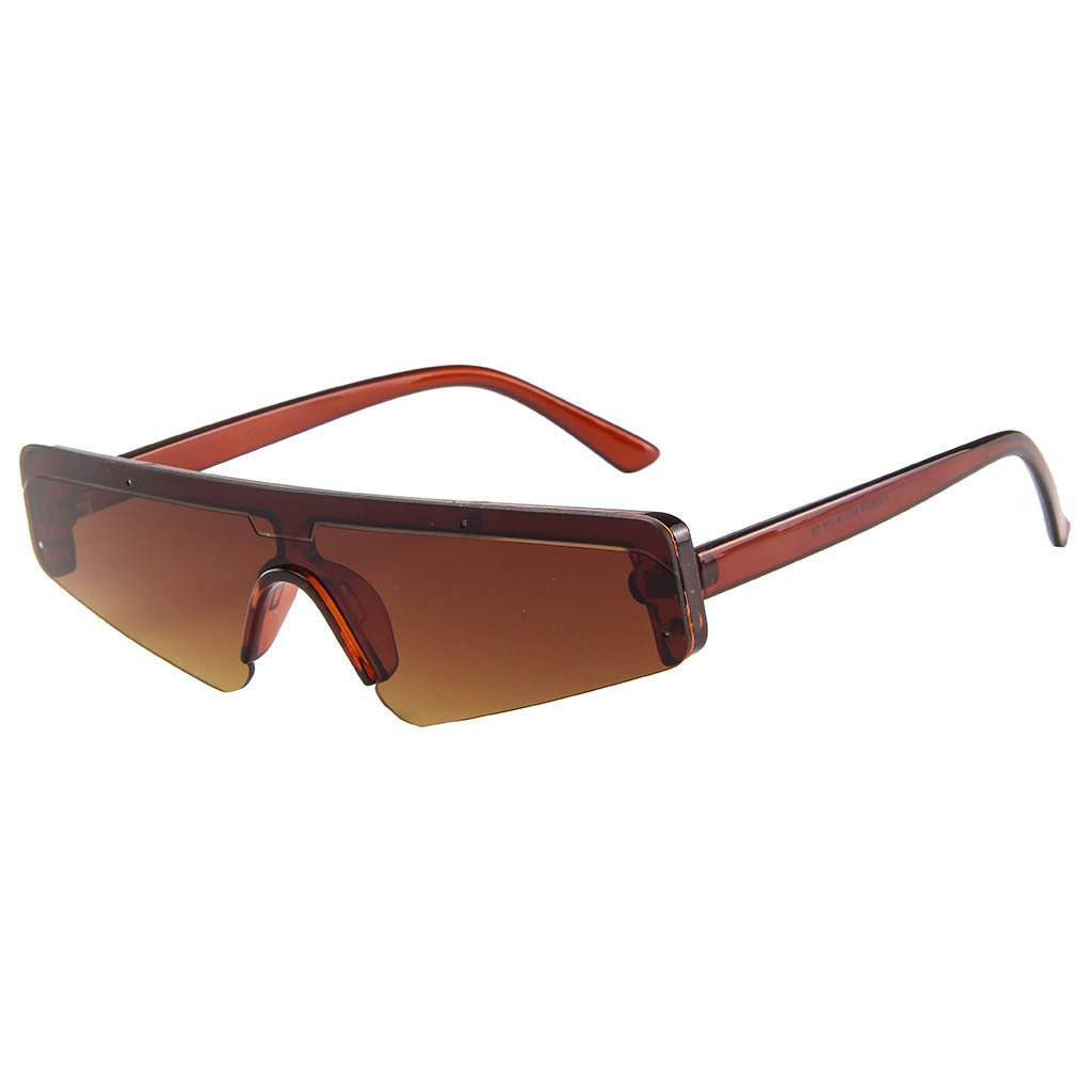 Haepe Unisex Square Small Frame Sunglasses Retro Sunglasses Fashion Sunglass Nail Glasses Retro Sunglasses One Piece Sunglasses Cat Eye Glasses