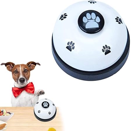 Amazon 呼び鈴 コールベル しつけ用 訓練用品 猫 犬 卓上ベル ペットおもちゃ 鈴 ベル 受付用ベル 食事ベル カウンターベル ホワイト ｃｏｉｃｕｅｃｉ ドアベル 通販