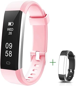 CHEREEKI Pulsera Actividad, Fitness Tracker para Mujer Hombre con Correas Recambias IP67 Waterproof Activity Tracker con Contador de Calorias