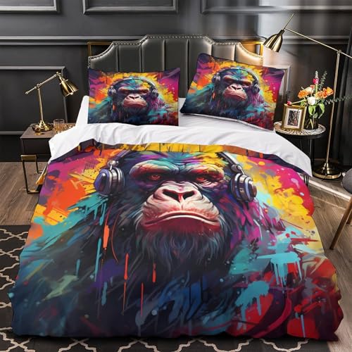 Chiens parure de lit colorée pour chambre d'enfant moderne