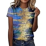 amazo com Short Sleeve Tunic top Pattern Liquidation+Boxes+Returns Tracking Number for My The Order oferta del Dia de hoy relampago Register Device to My Account/mytv(Yellow #1,S)