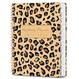 Planner 2025-2026, Monthly and Weekly Calendar Academic Planner (July 2025 - June 2026), Hardcover Student Teacher Planning Agenda Book with Tabs, Perfect for Office School Supplies, A5 (6.3' x 8.5') - Leopard
