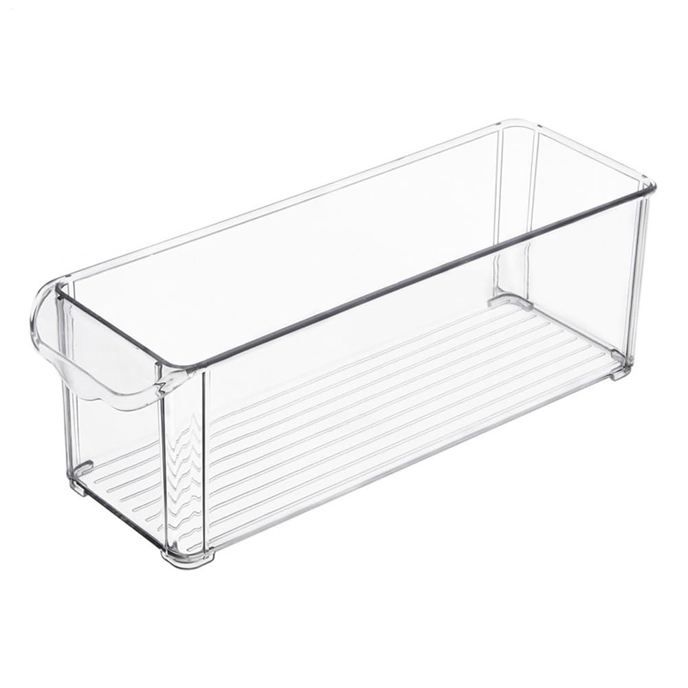 Vgvgaj Transparent And Visible Freezer Storage Bins With Lids 30x10x10cm