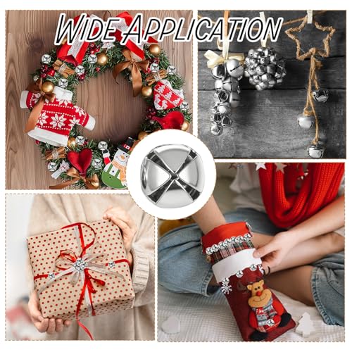 150 Stück Mini Glöckchen zum Basteln Kleine Glöckchen mit öse Bastelglocken,Schellen Glöckche aus Metall Jingle Bells Metallglöckchen für Geschenkverpackun DIY Schmuckherstellung Haustier Glocken
