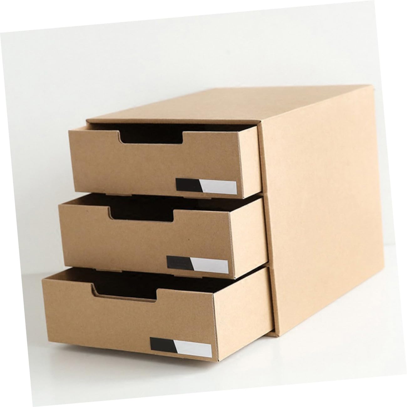 DOITOOL Scatola Stoccaggio Carta per Scrivania Organizer per Cancelleria e Documenti Design Elegante e Portatile per Ufficio e Studio Ottimizza Spazi Piccoli con Etichette Orizzontali