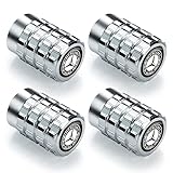 Suitable for Mercedes-Benz C E S M CLK GLK GL A B AMG GLS GLE AMG Logo 4 Pieces of tire Valve stem...