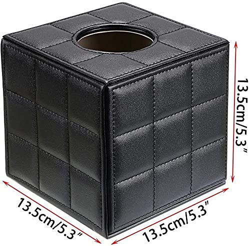 Amazon｜PU レザー キューブ ティッシュ ボックス ホルダー - 家庭用