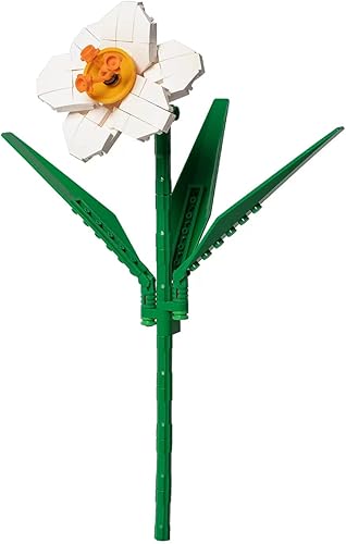 Fxfenoxo Juego de construcción de ramo de flores de narcisos para adultos, colección botánica, bloques de construcción, kit de juguete compatible