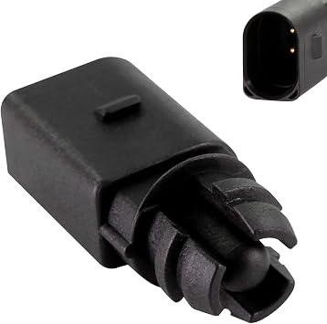 ZBN Ambient Air Temperature Sensor 8Z0820535 8Z0-820-535 Fit for VW Audi,A3 2005-2013,A4/S4/AVANT 1999-2012,A6/Avant/S6 Quattro 1998-2016,A8/S8 2008-2013,Q7 TT Golf 2006-2013,Passat 2001-2016