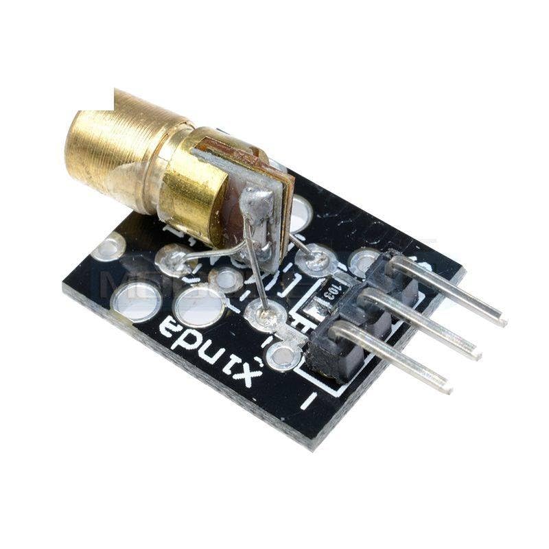 2PCS Laser Sensor Module 650nm 6mm 5V 5mW Red Laser Dot Diode Copper Head for