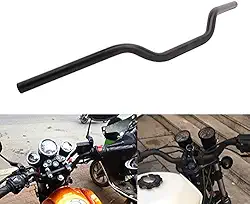AnXin 1" 25Mm Drag Guidão Tracker Guidão Universal para Sportster Xl 883 1200 Bobber Custom Chopper Softail Dyna Euro Estilo Preto