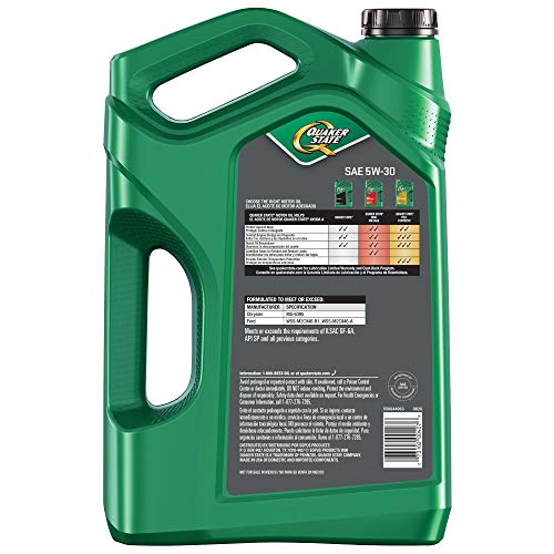 Quaker State Motor Oil, Synthetic Blend 5W-30 (5-Quart, Case Of 3) #TOP1