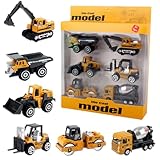 mini camion benne ✔Encourage le jeu Imaginatif: La 6 PCS mini voiture d'ingénierie est conçue pour ressembler à un véhicule de construction, ce qui encourage le jeu imaginatif. Les enfants peuvent utiliser leur imagination pour faire semblant de gérer un chantier de construction et déplacer différents objets. Ce type de jeu est important pour le développement de la créativité et des compétences de résolution de problèmes.