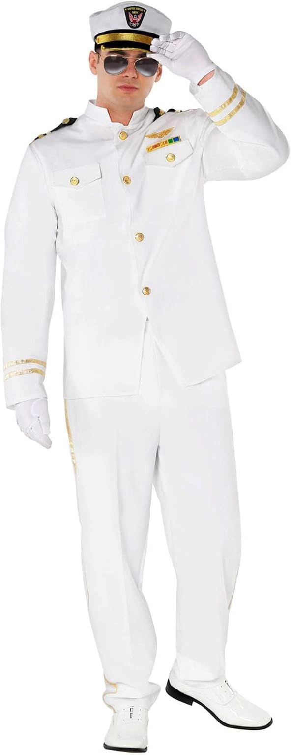 Sailor Costume Men, Captain Outfit, Mens Sailor Costumes, Yacht Captain Costume Men