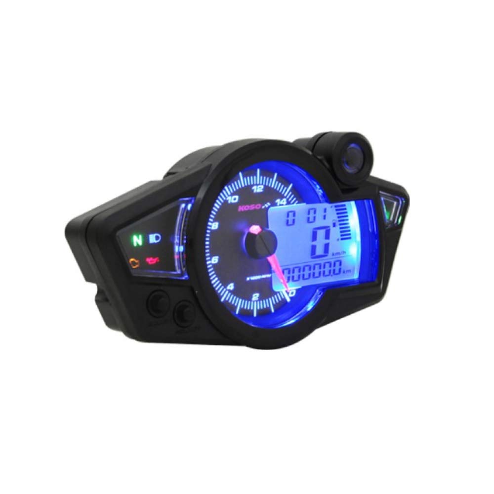 Stile GP Multifunzione per Cabina di pilotaggio Digitale con kontrol Leuchten quadrante Nero e Blu Hinte rgru ndbel. geschw.