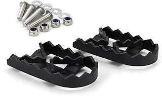 Mantt Wide Foot Peg Adaptors Fit for DL650 / V-Strom 650 2021 2020 2019-2004 Footrest DL1000 / V-Strom 1000 2021 2020 2019-2002 Motorcycle Wide Foot Peg Adaptors