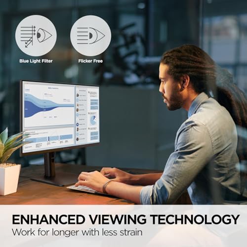 Image of ViewSonic VG2242 22 Inch 1080p Monitor, VA Display with 120Hz for Smooth Home and Office Productivity, Advanced Ergonomics, HDMI, DisplayPort, VGA, and USB Inputs